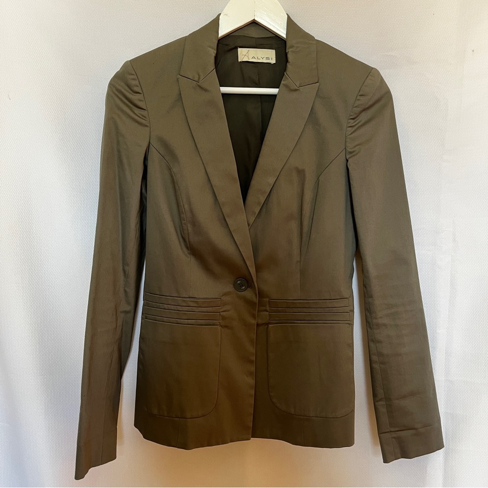 Alysi sage green blazer